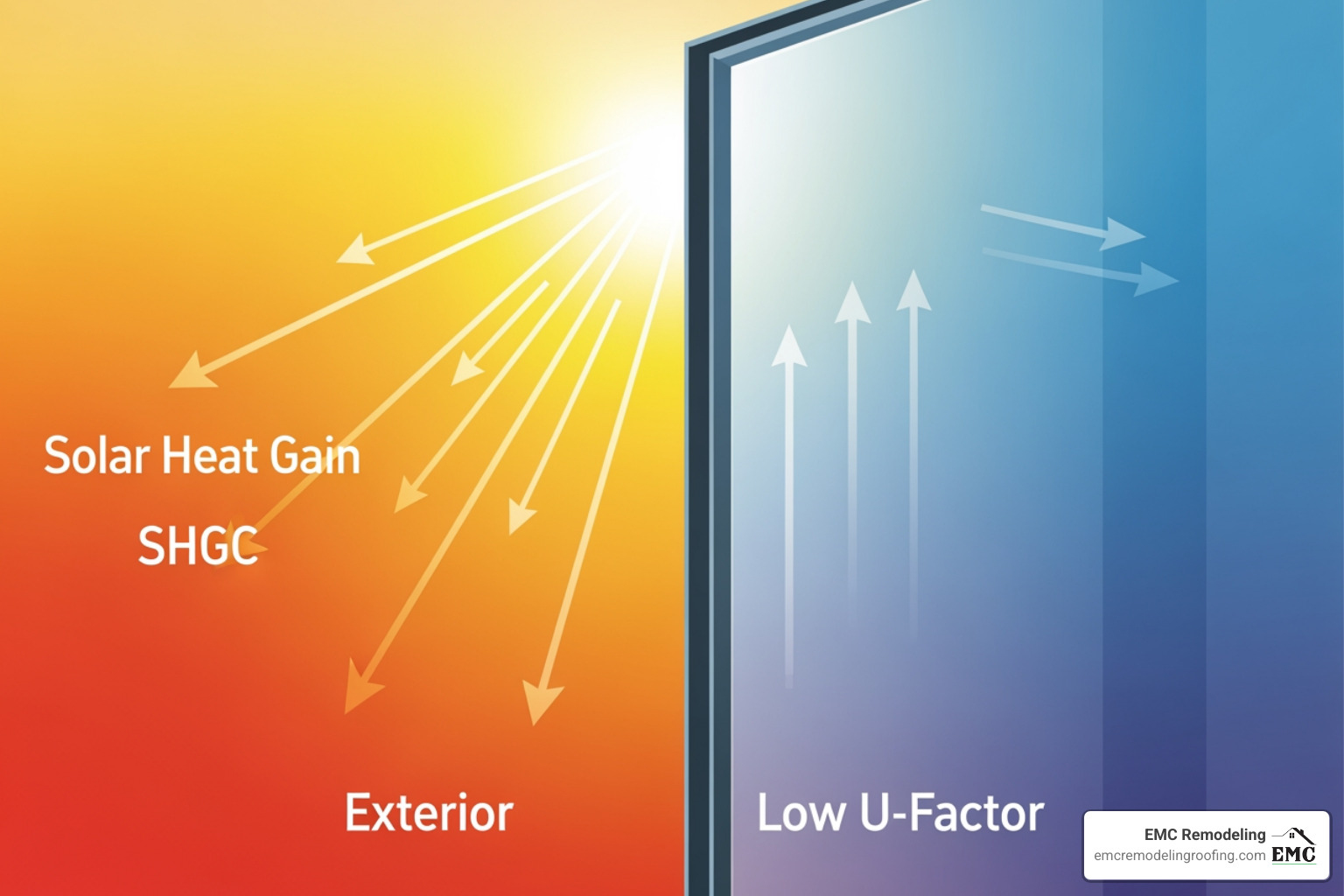 NFRC label with U-Factor and SHGC highlighted - window installation in temple texas NFRC label with U-Factor and SHGC highlighted - window installation in temple texas