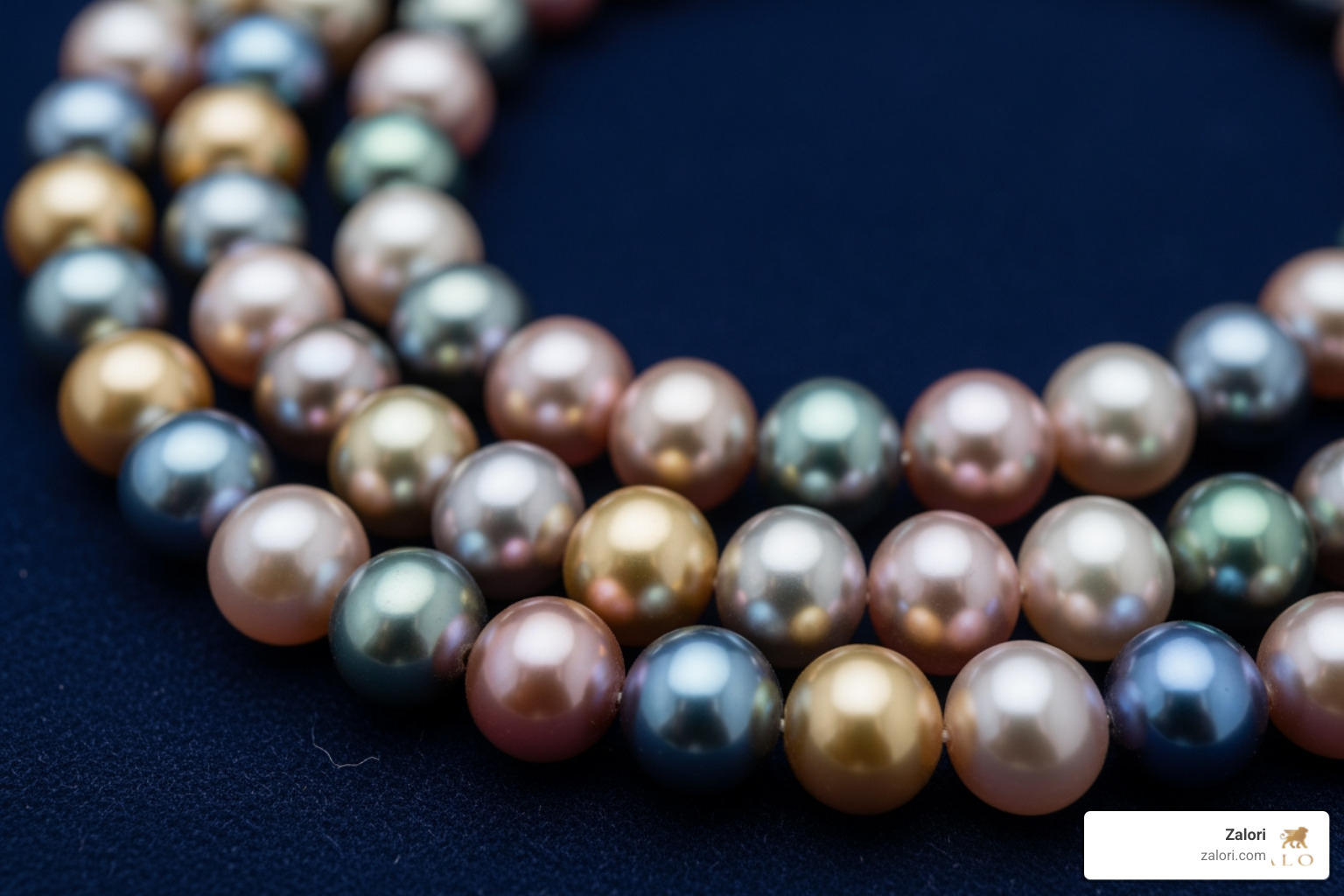 multicolored pearl strand - natural pearls multicolored pearl strand - natural pearls