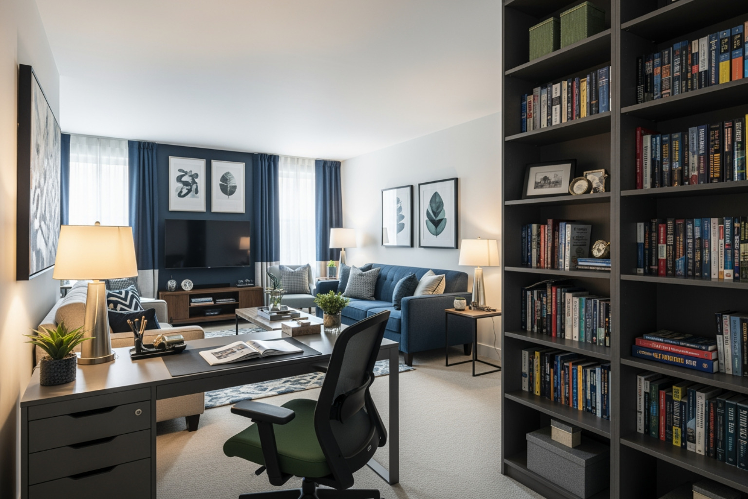 Furnished 3-bedroom apartment with a study area - apartment near UofT Furnished 3-bedroom apartment with a study area - apartment near UofT