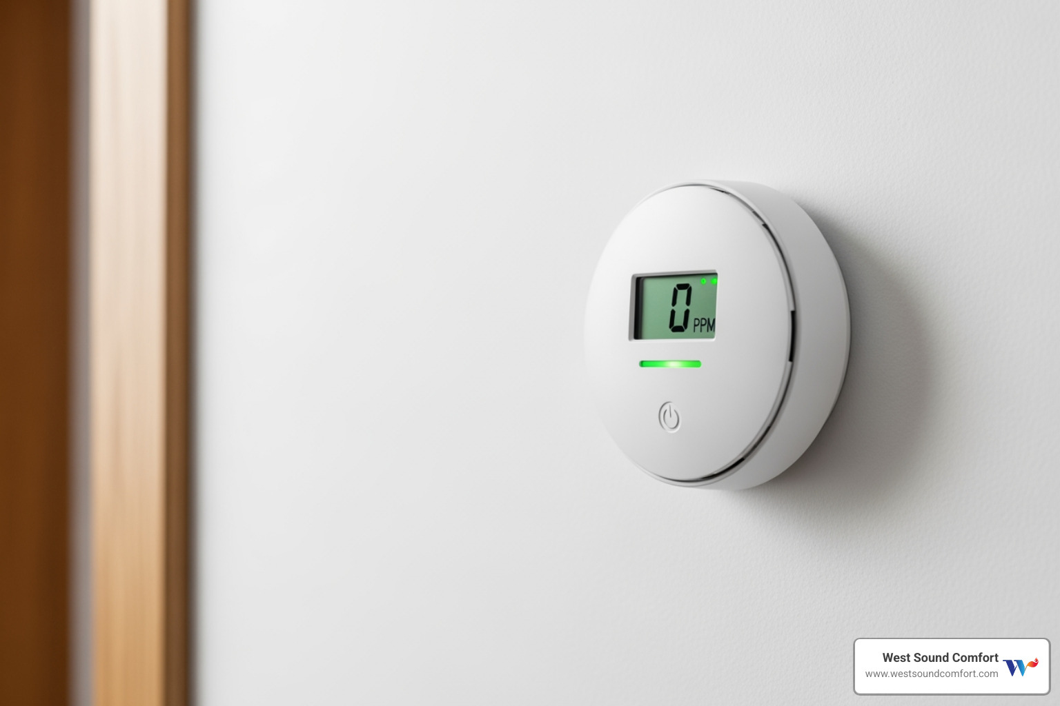 carbon monoxide detector - furnace blowing cold air in silverdale, wa