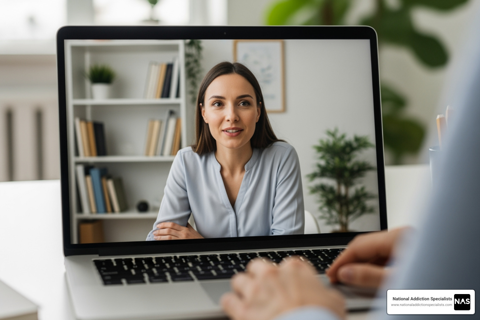 telehealth counseling session - Help for opioid addiction