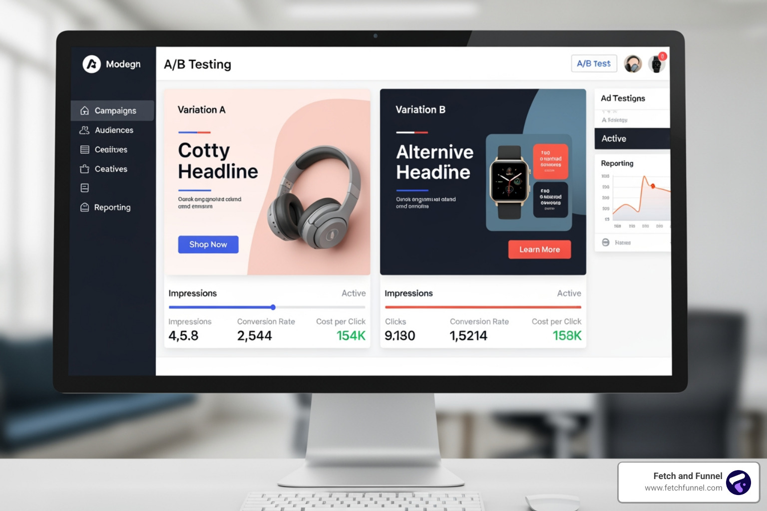 A/B test setup in Facebook Ads Manager - cost per thousand impressions facebook A/B test setup in Facebook Ads Manager - cost per thousand impressions facebook