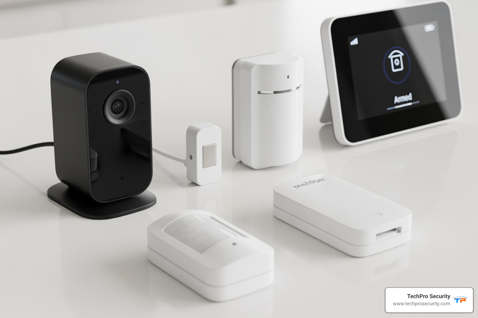 various security components - home security system cost