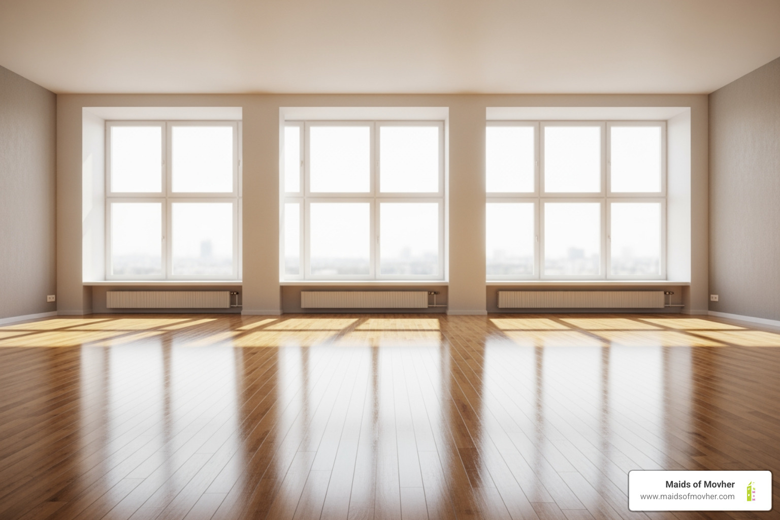 empty apartment with sparkling clean floors and windows - skilled house cleaning washington empty apartment with sparkling clean floors and windows - skilled house cleaning washington