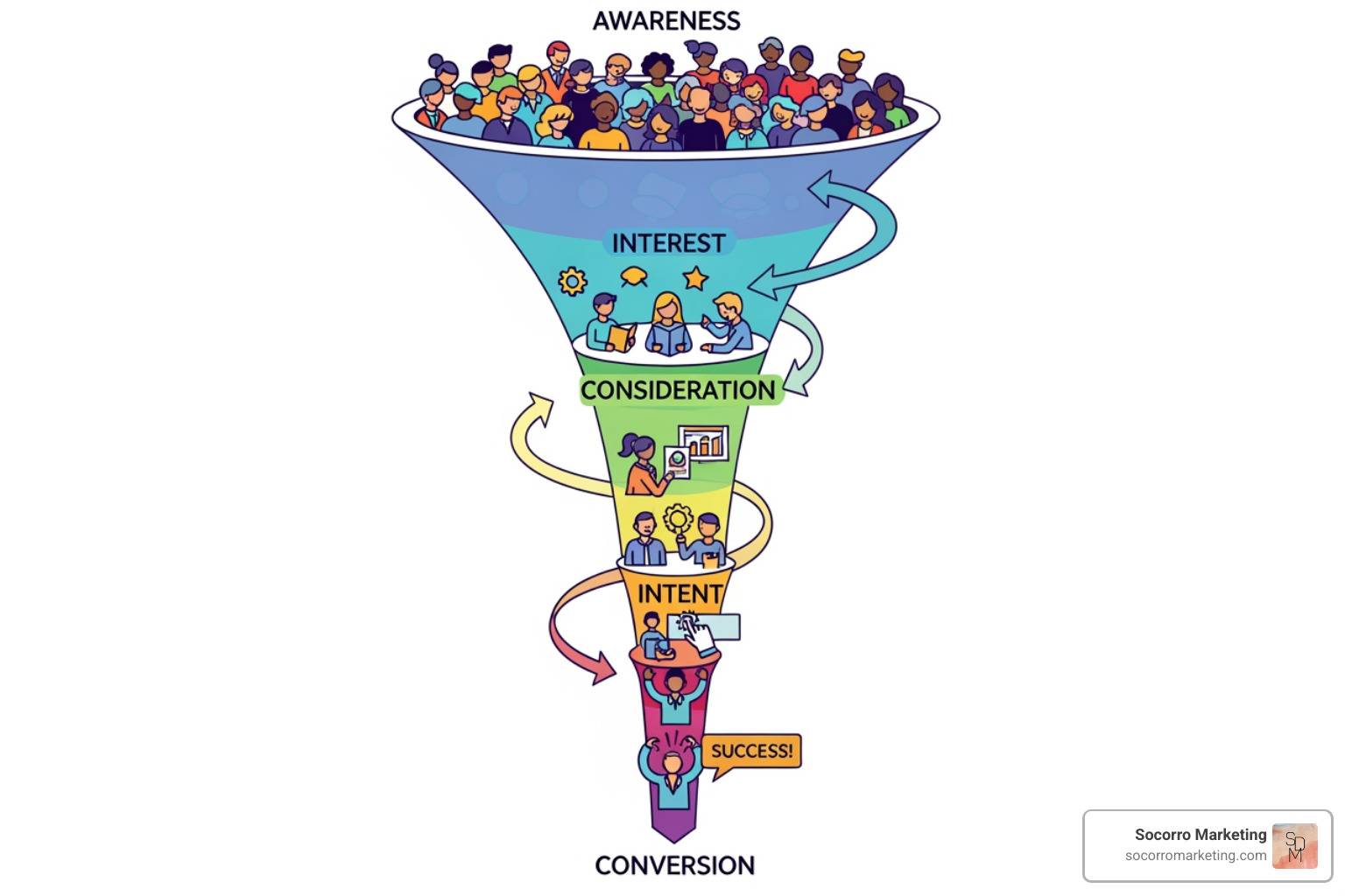sales funnel showing the lead nurturing process - dme lead generation sales funnel showing the lead nurturing process - dme lead generation
