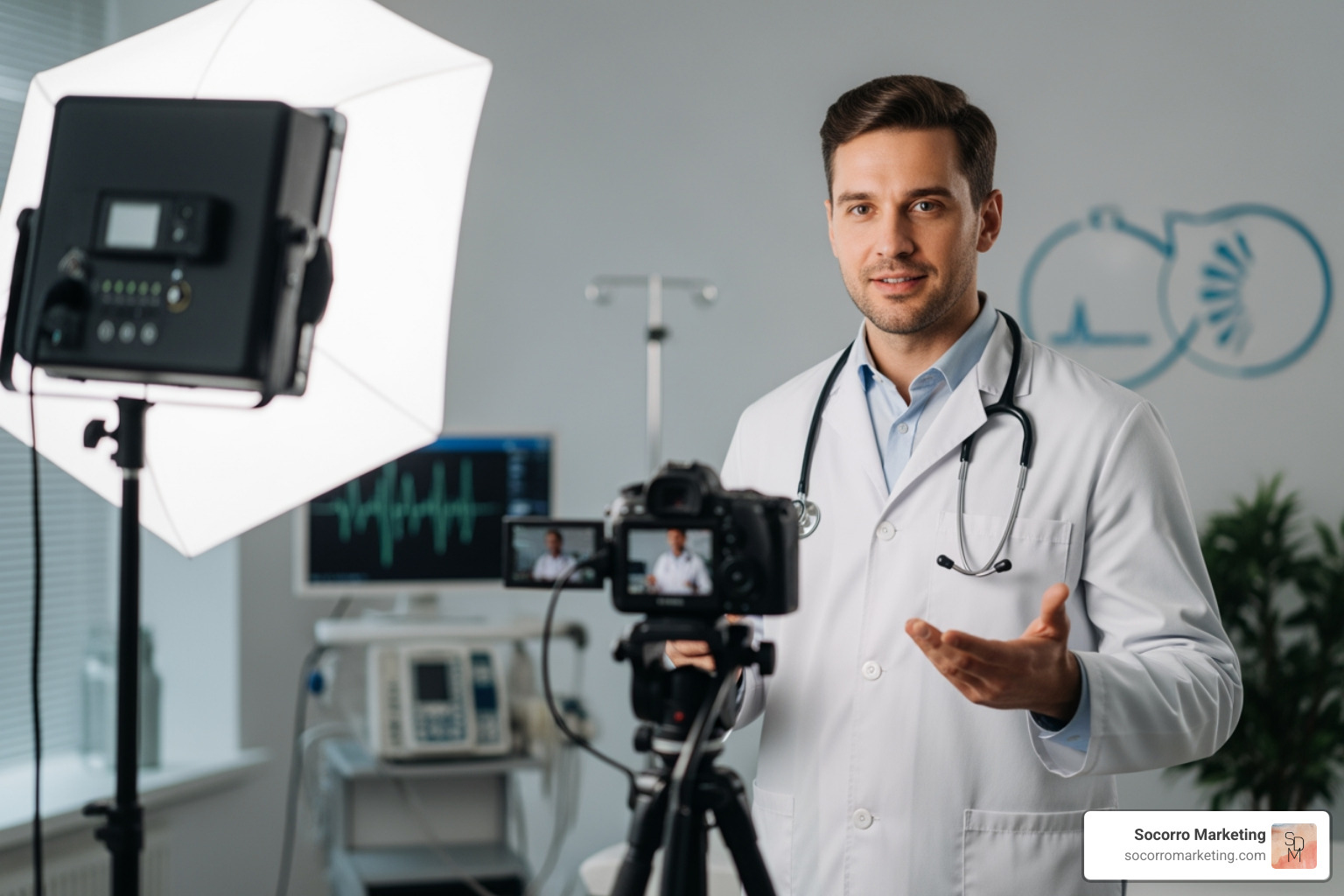 AI analyzing video data to personalize content for a patient - video marketing for healthcare