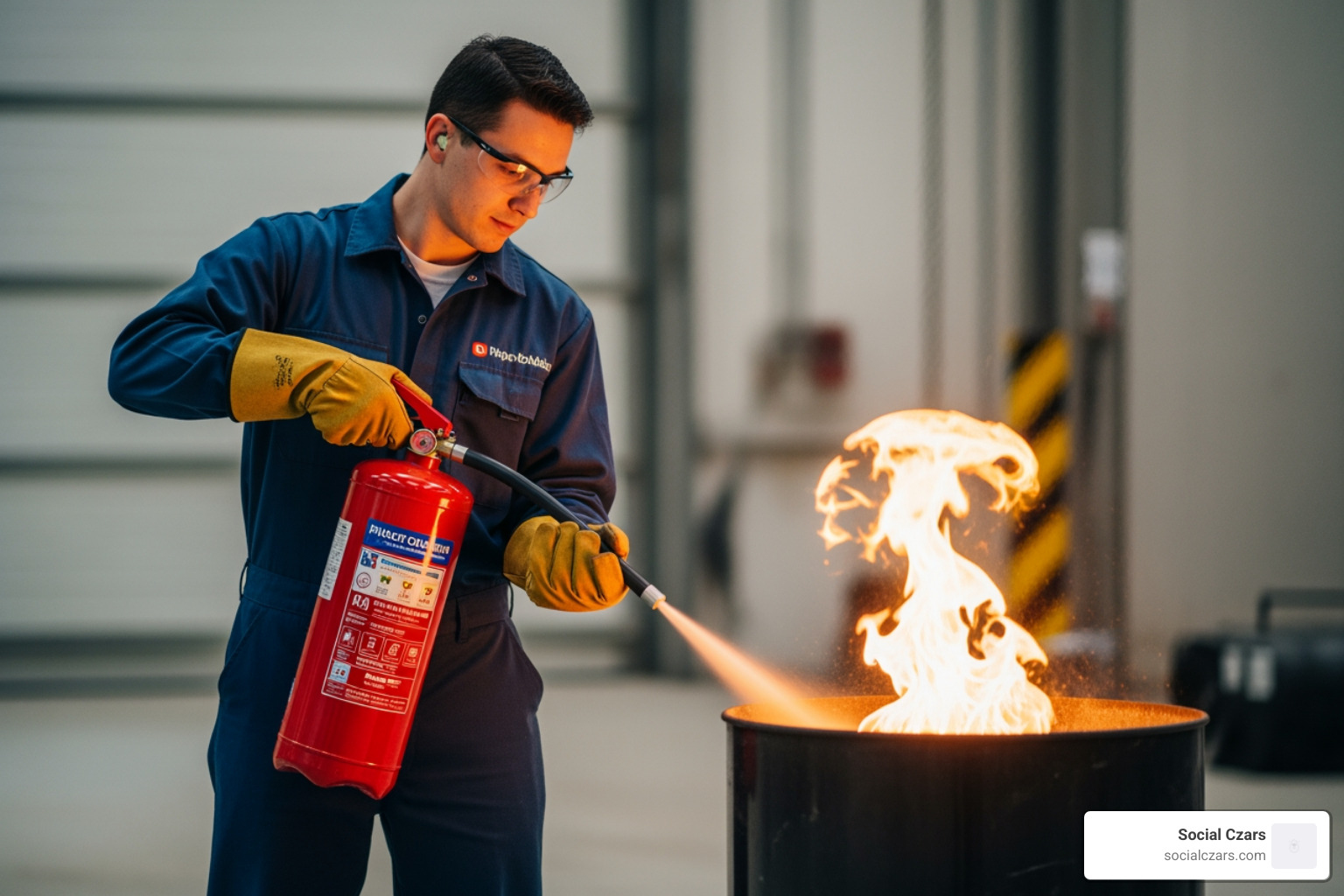 Person putting out a small fire before it spreads - online reputation strategies