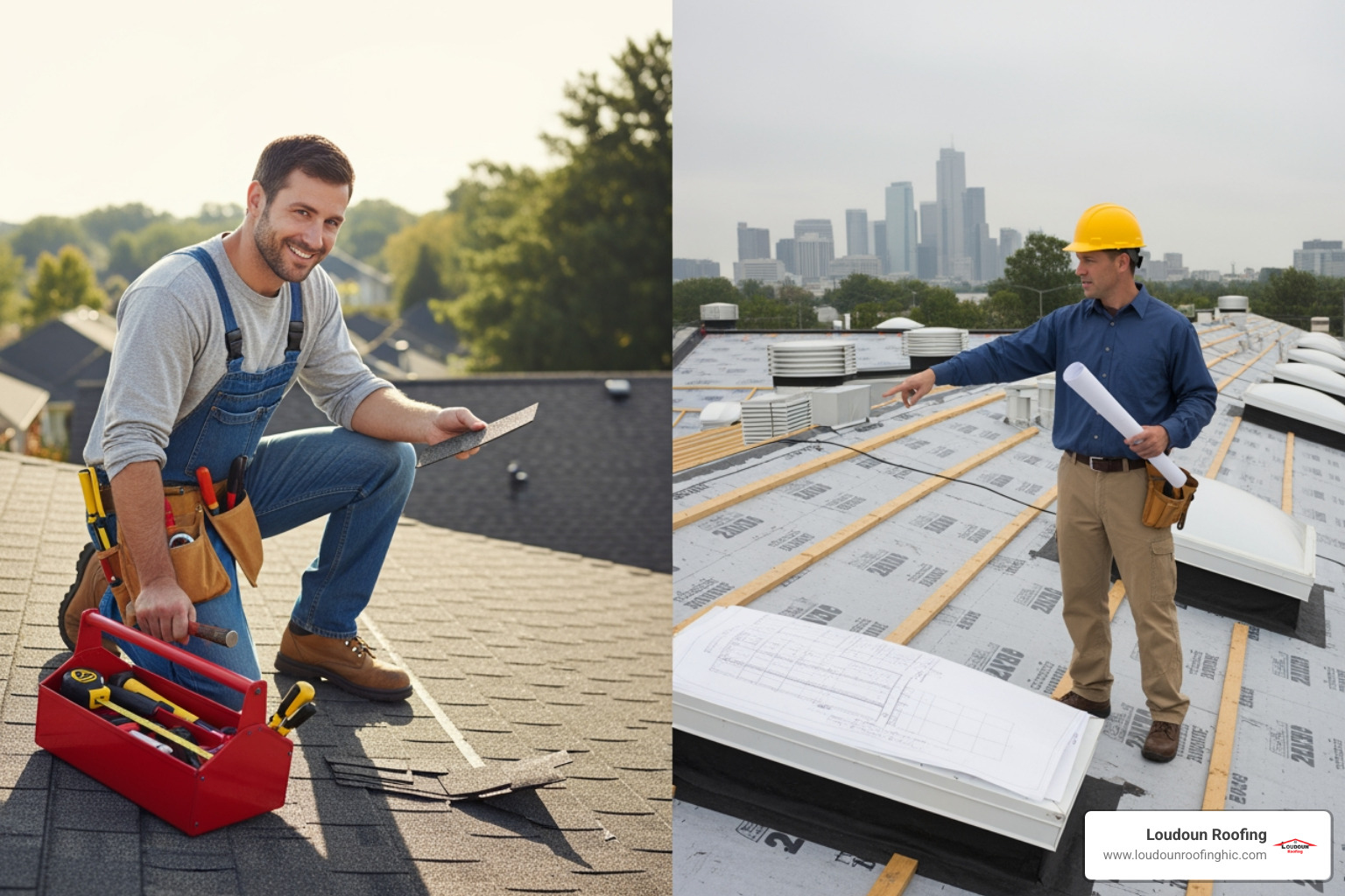 handyman vs contractor - handyman roofer near me