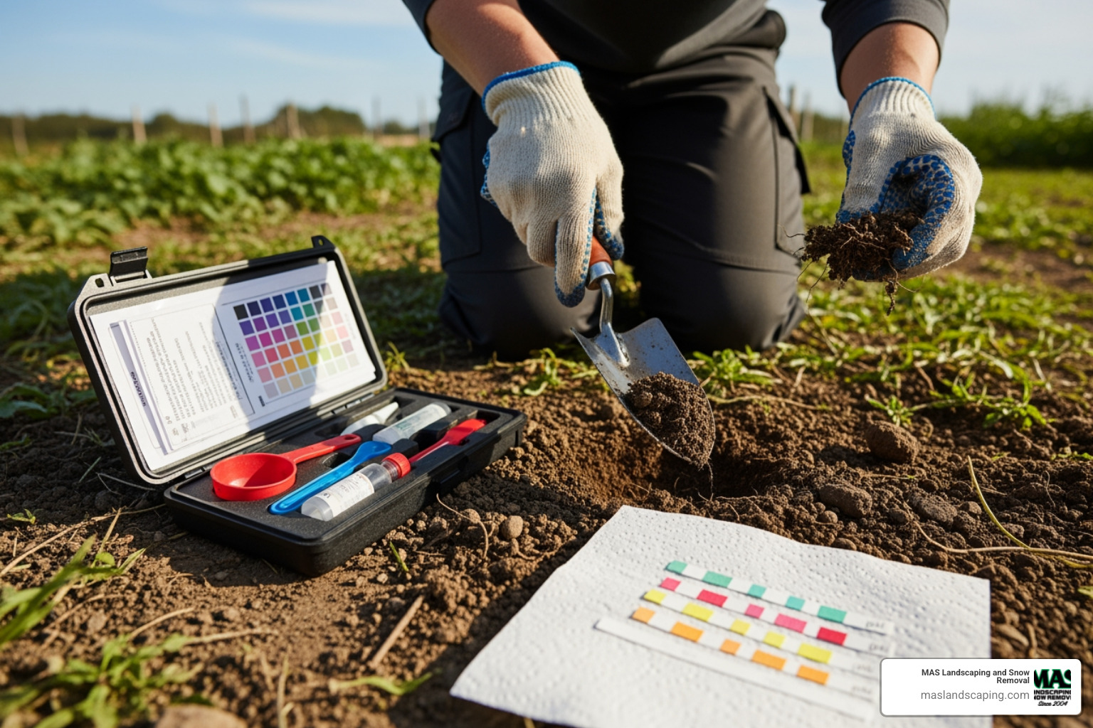 Soil sampling for chemical analysis and ph test - how to grow grass fast on dirt