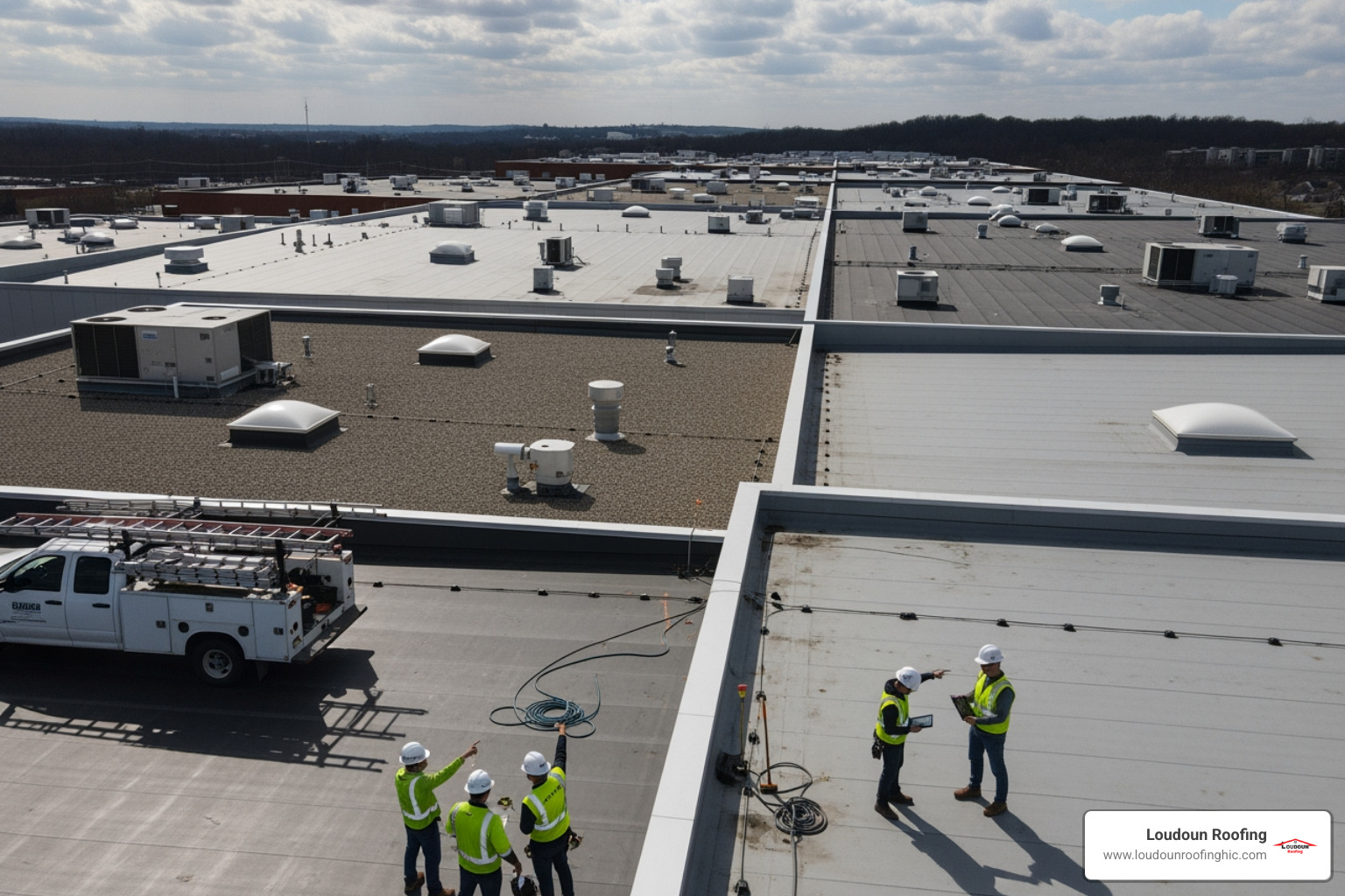 contractor showing license and certification documents to a client - commercial roofing Northern Virginia