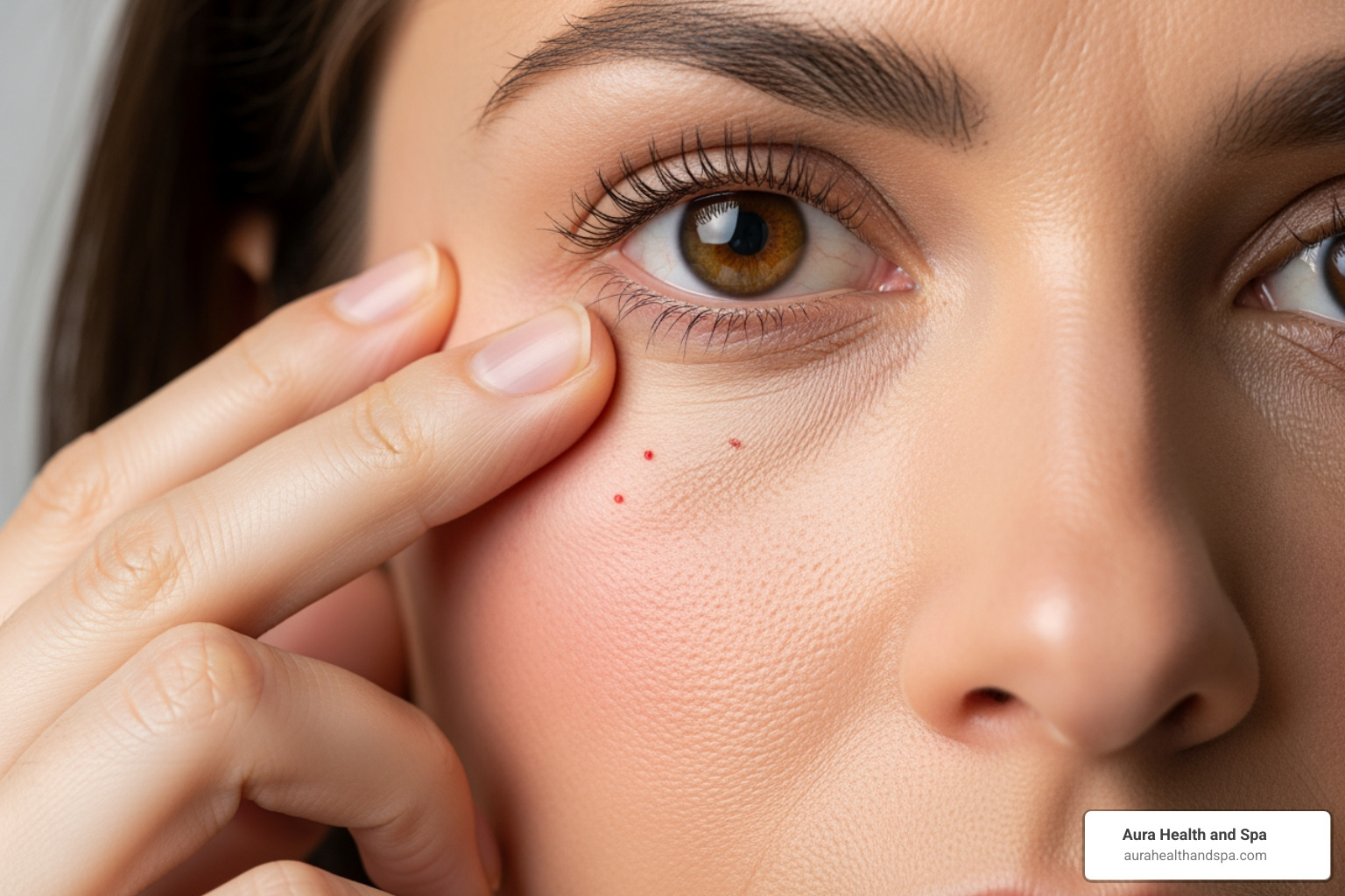 diagram illustrating the tear trough and where filler is injected - are fillers under the eyes safe