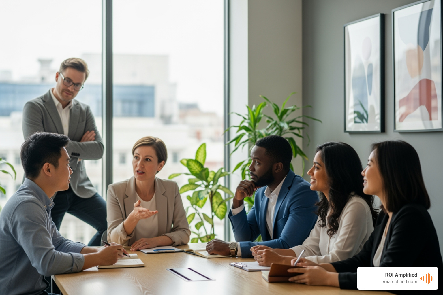 Marketing team collaborating - Miami SEO company