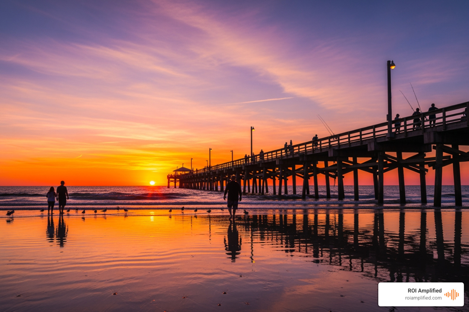 Naples Pier at sunset - home builder digital marketing agency naples florida Naples Pier at sunset - home builder digital marketing agency naples florida