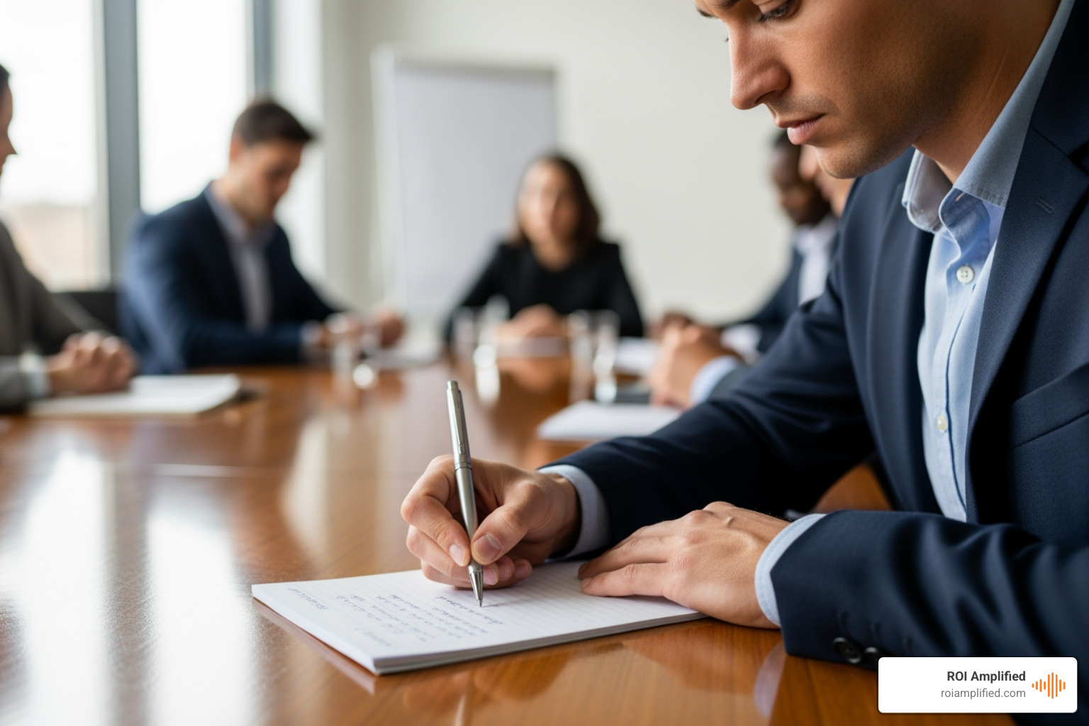 person in a meeting taking notes - Florida SEO consultant person in a meeting taking notes - Florida SEO consultant