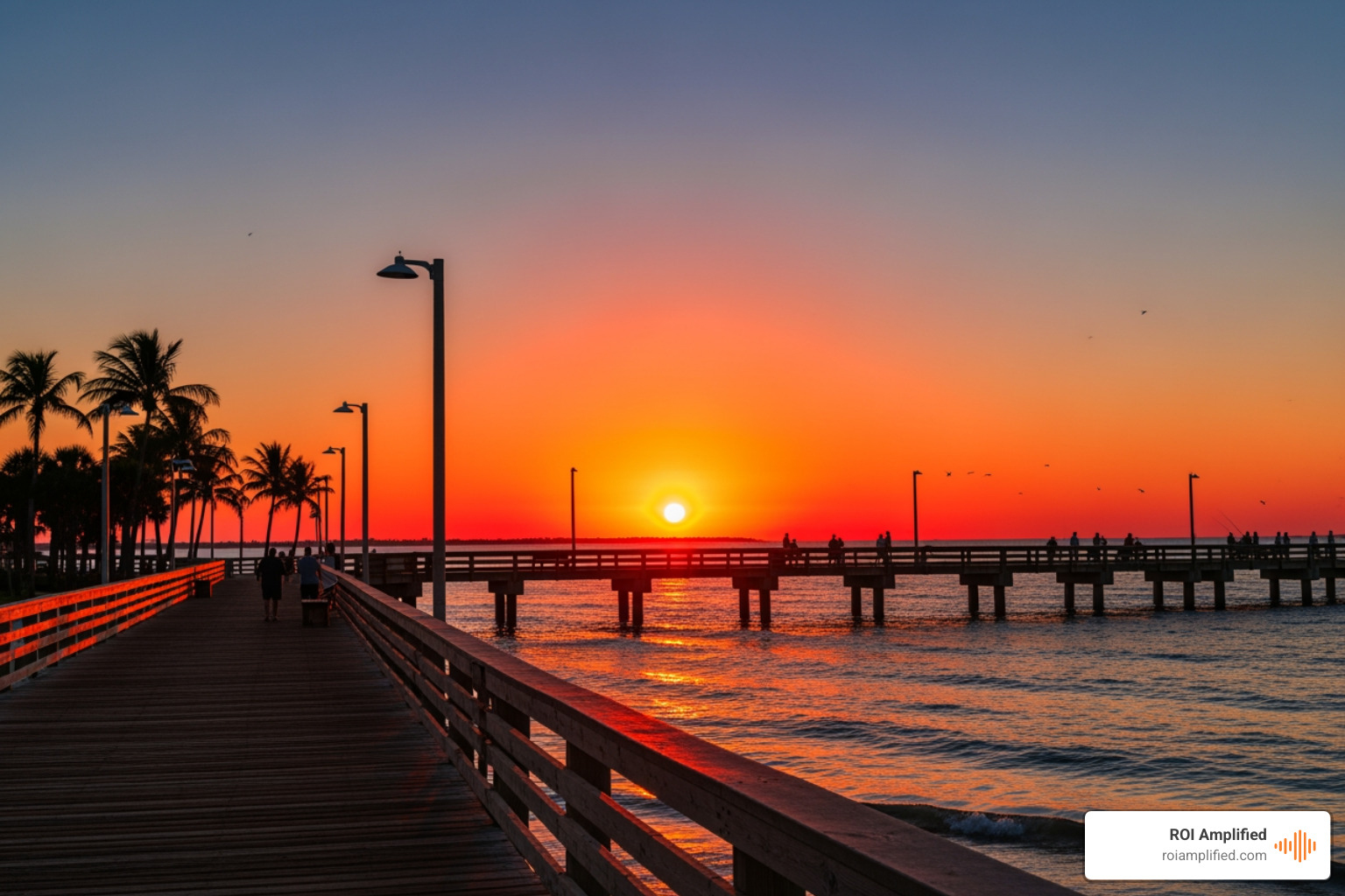 Naples, Florida pier at sunset - digital marketing company naples florida Naples, Florida pier at sunset - digital marketing company naples florida
