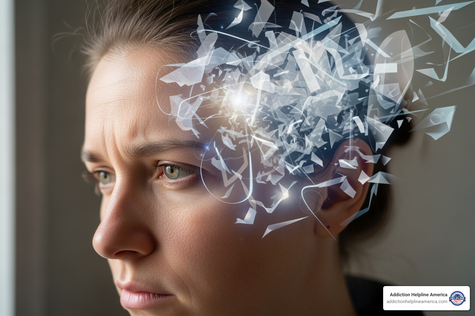 person with many overlapping thoughts and worries in their head - Anxiety treatment Costa Mesa