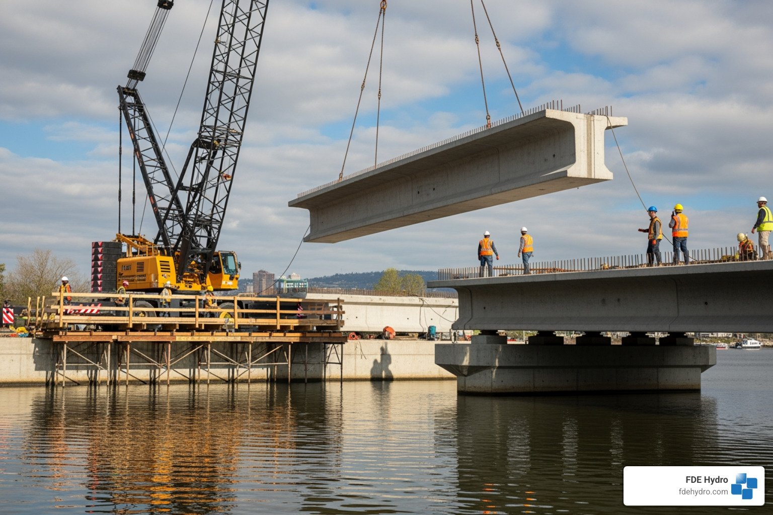 precast concrete bridge construction - Precast concrete industry