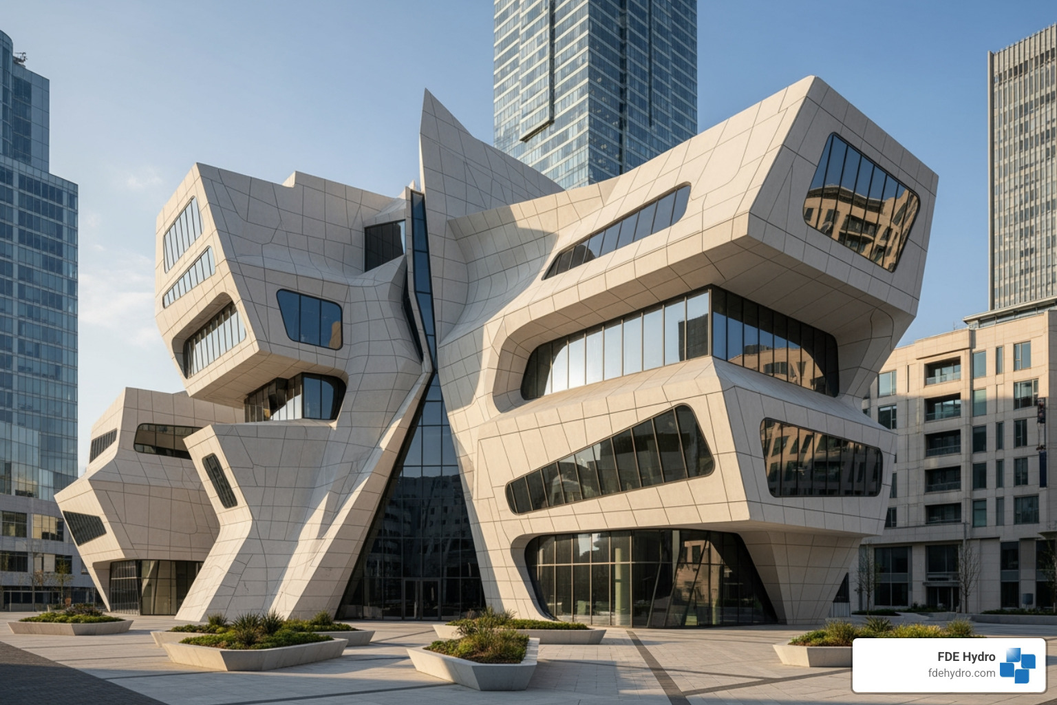 futuristic precast architecture - Precast concrete industry