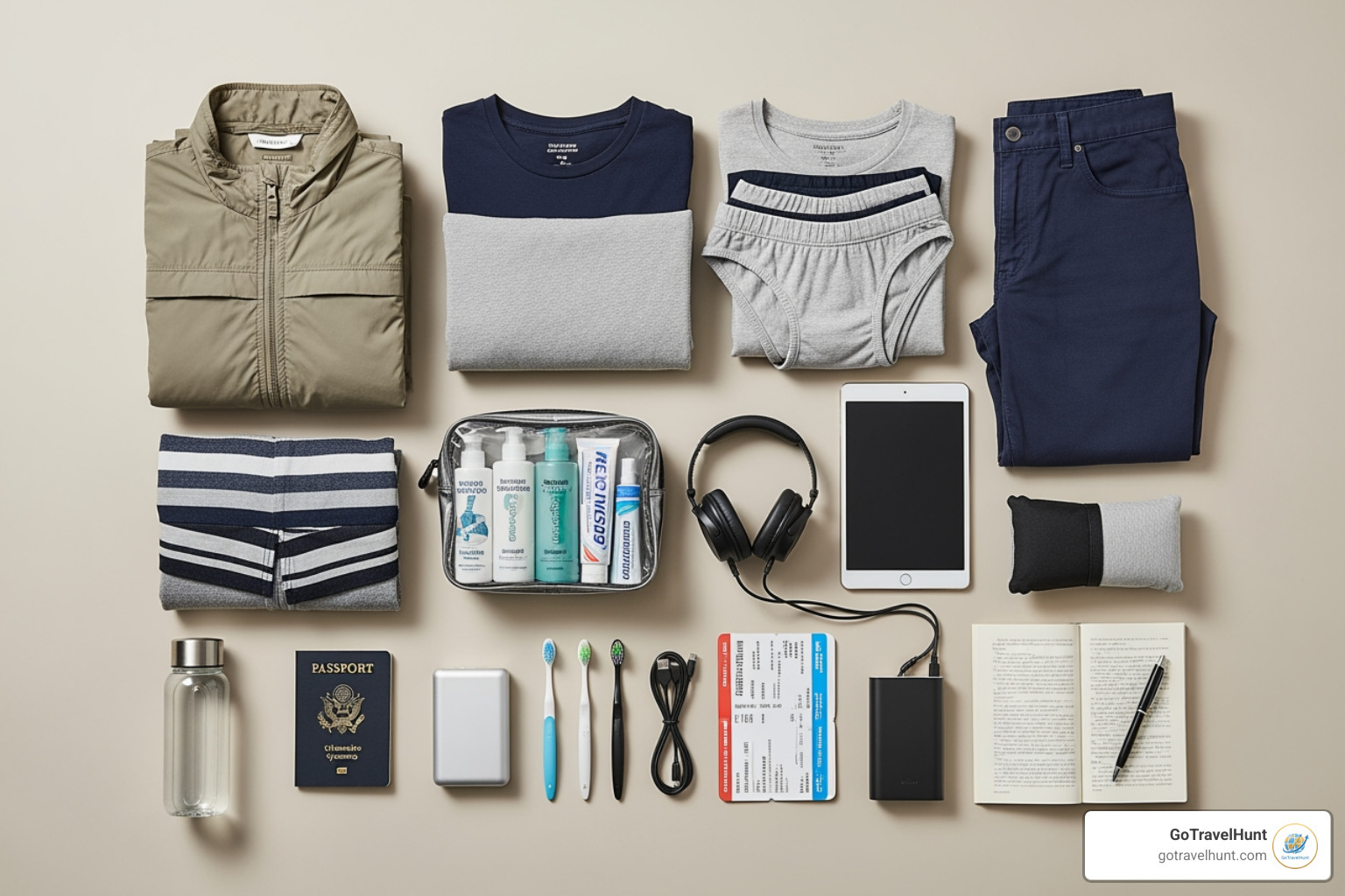 contents of a well-packed carry-on bag - packing list for tour contents of a well-packed carry-on bag - packing list for tour