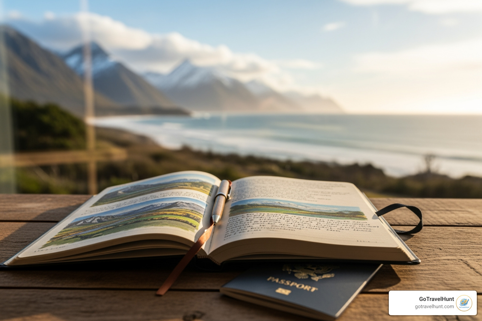 solo traveler's journal and passport on a table with a scenic view - best places for solo holidays solo traveler's journal and passport on a table with a scenic view - best places for solo holidays