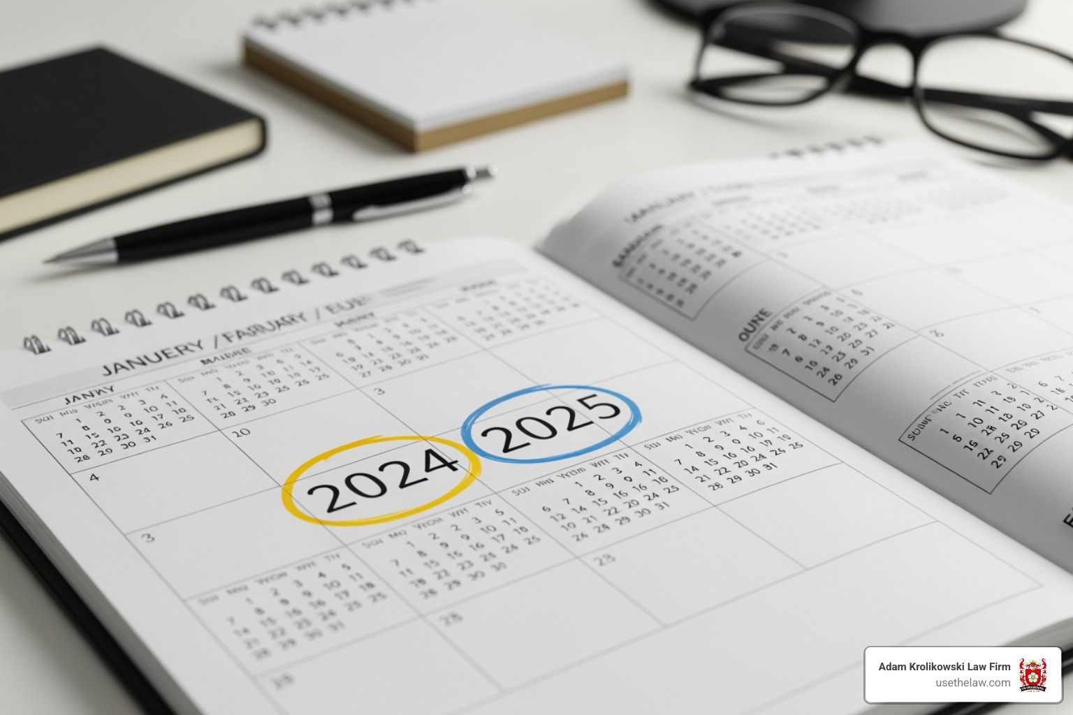 calendar highlighting a two-year period - santa ana california personal injury lawyers calendar highlighting a two-year period - santa ana california personal injury lawyers