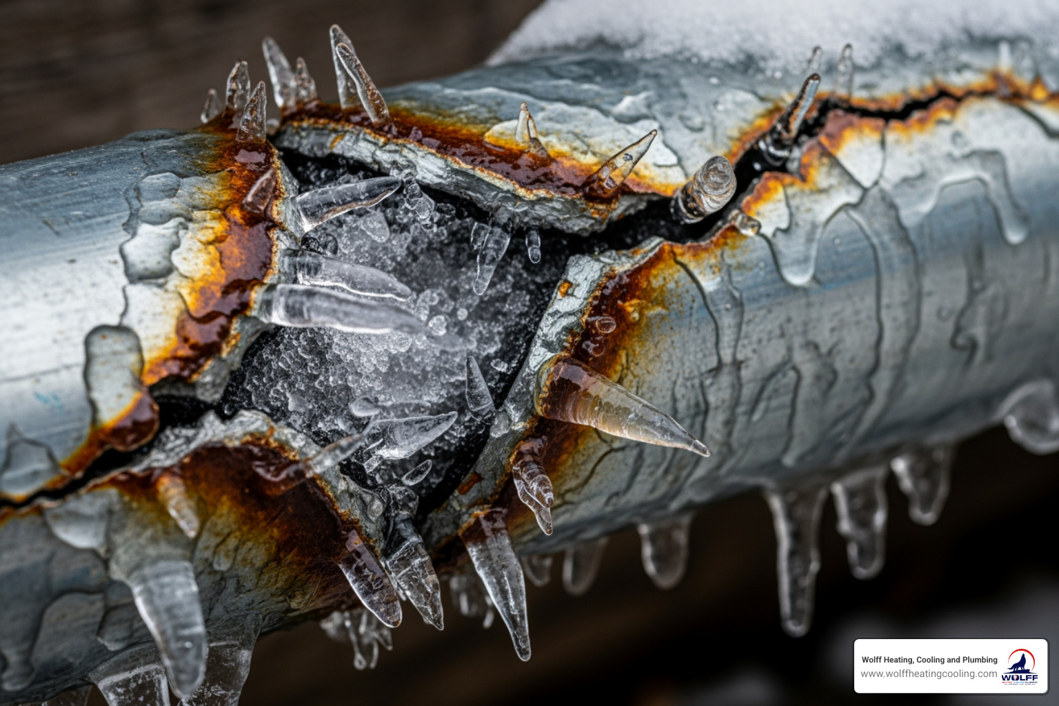 Cracked pipe due to freezing temperatures - pipe leak repair rio rancho Cracked pipe due to freezing temperatures - pipe leak repair rio rancho