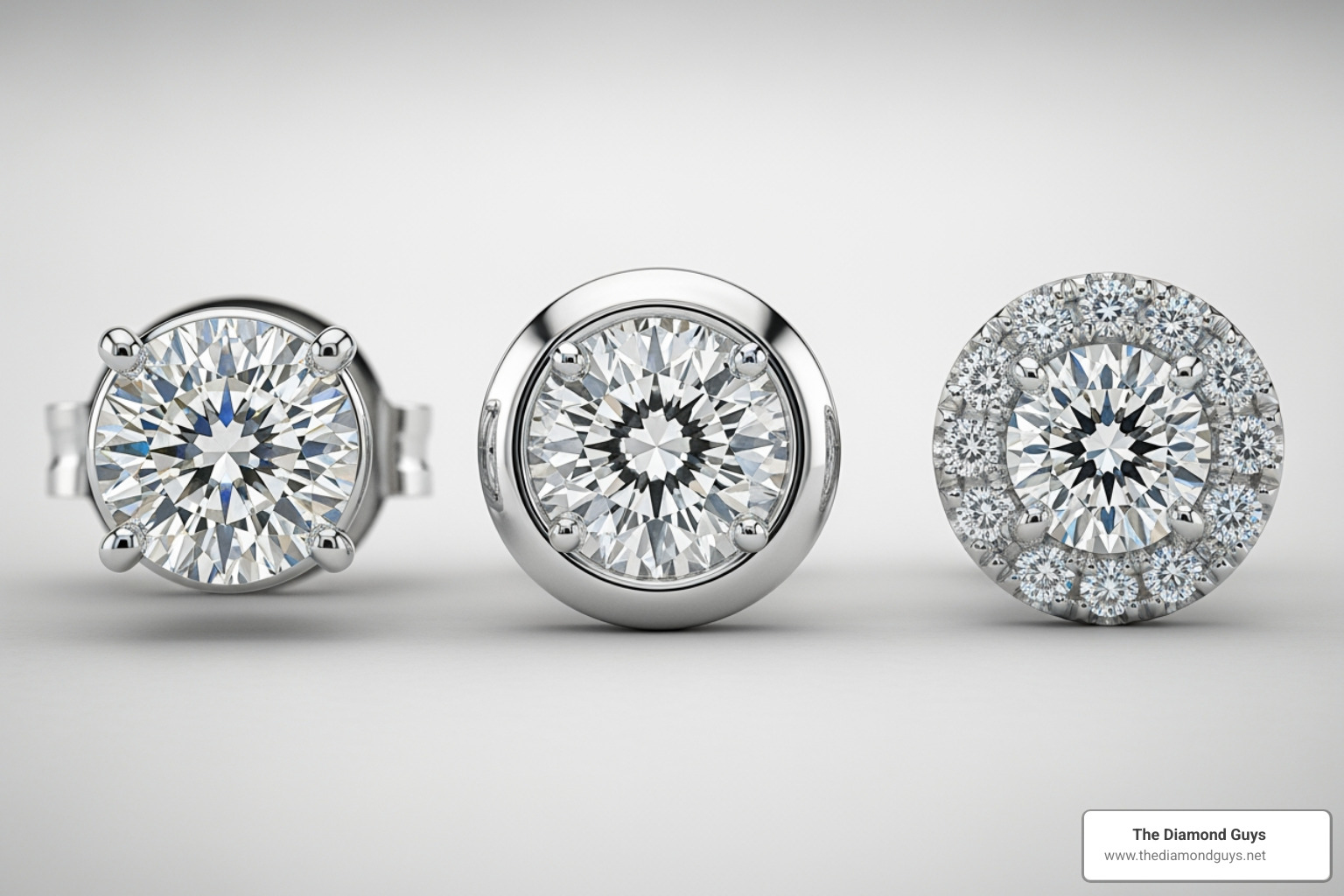 diamond stud earring settings - asscher cut diamond studs diamond stud earring settings - asscher cut diamond studs