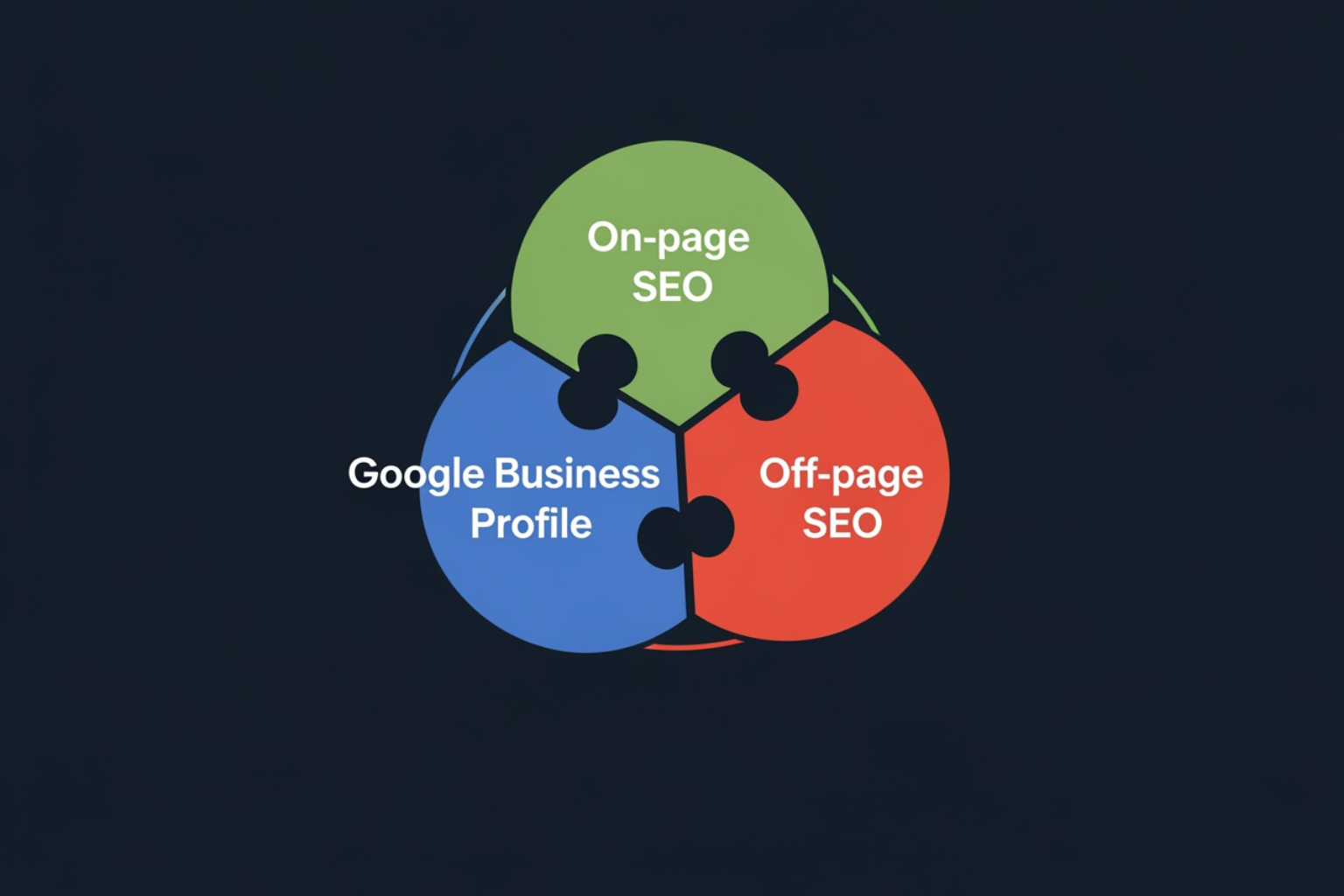 relationship between Google Business Profile, On-page, and Off-page SEO - local seo marketing services