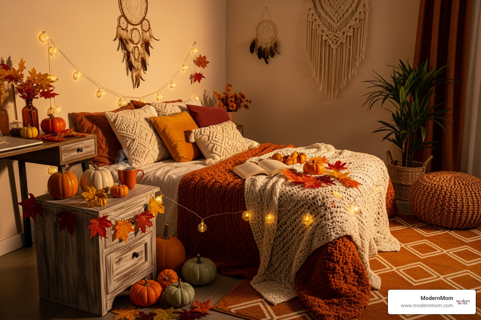 teen room fall decor - fall craft ideas for teens