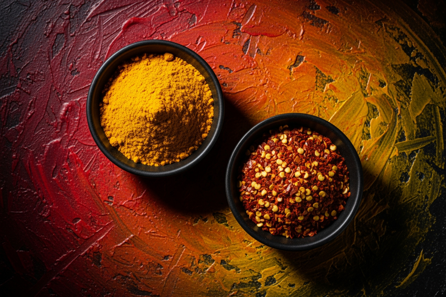 various herbs like turmeric and cayenne pepper in bowls - neuropathy relief various herbs like turmeric and cayenne pepper in bowls - neuropathy relief