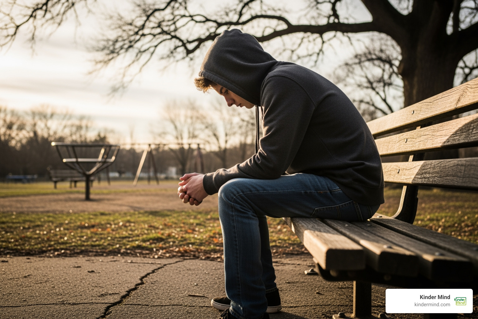 teenager looking withdrawn and isolated - depression symptoms