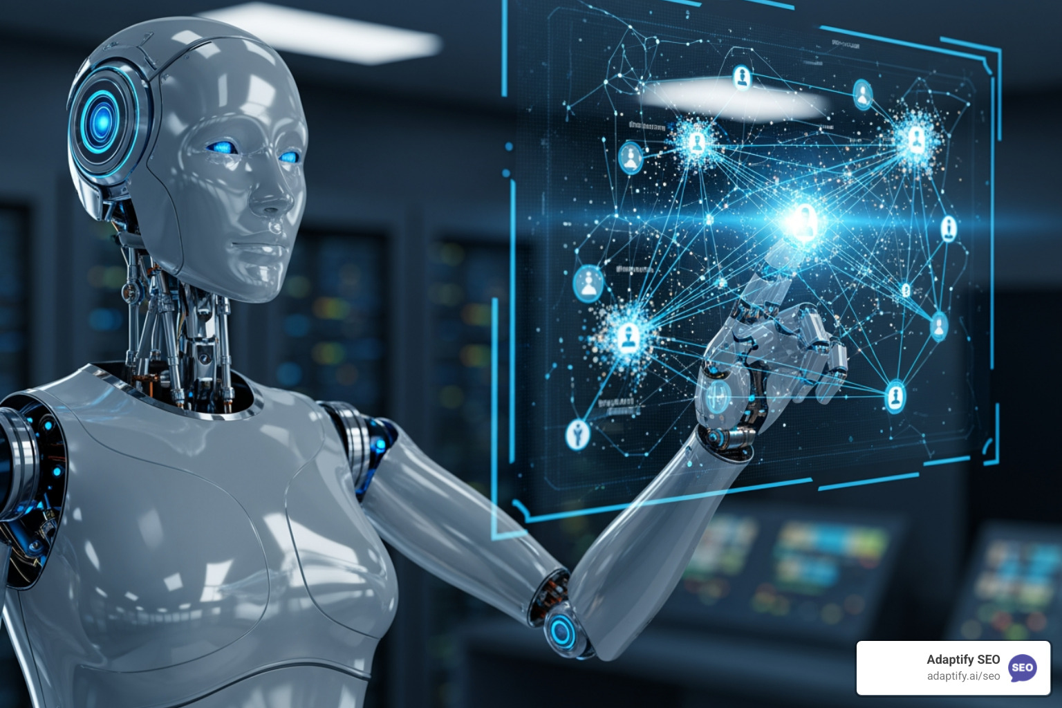 AI bot analyzing brand mentions and co-citations across the web - backlinks from programming websites