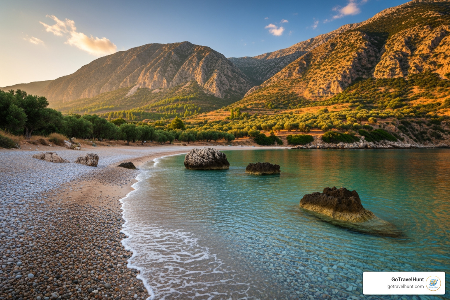 Secluded beach on the Albanian coast - Hidden gems Europe