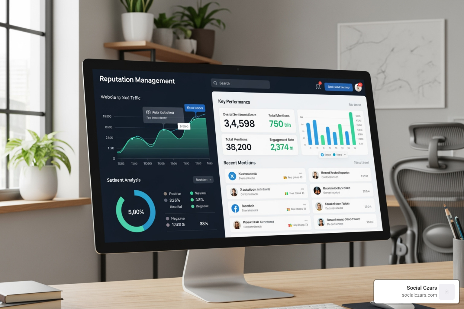 Reputation monitoring dashboard - reputation management agency london
