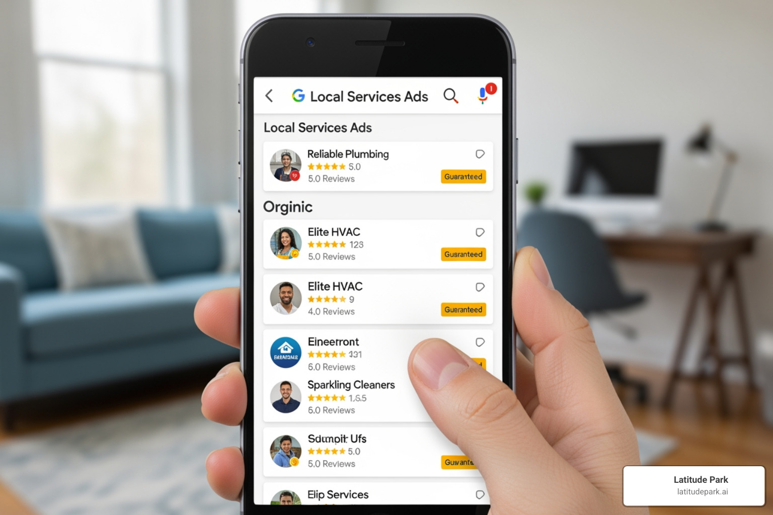 google local services ads example - google local services ads for home services