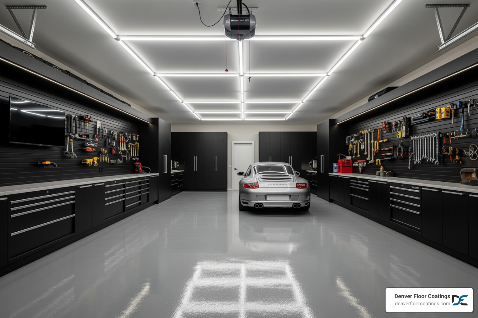 beautiful finished garage space with cabinets and polyaspartic floor - best non epoxy garage floor paint beautiful finished garage space with cabinets and polyaspartic floor - best non epoxy garage floor paint