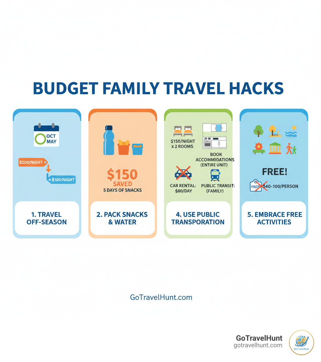 Budget Family Travel Tips Infographic - budget family travel tips infographic 