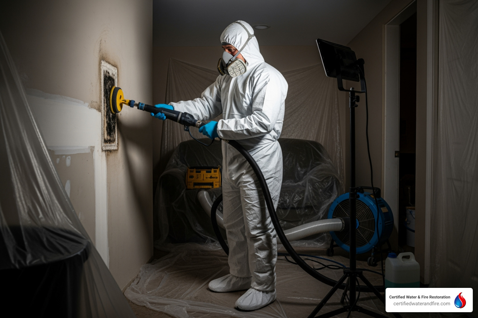 professional mold remediation technician - is mildew dangerous