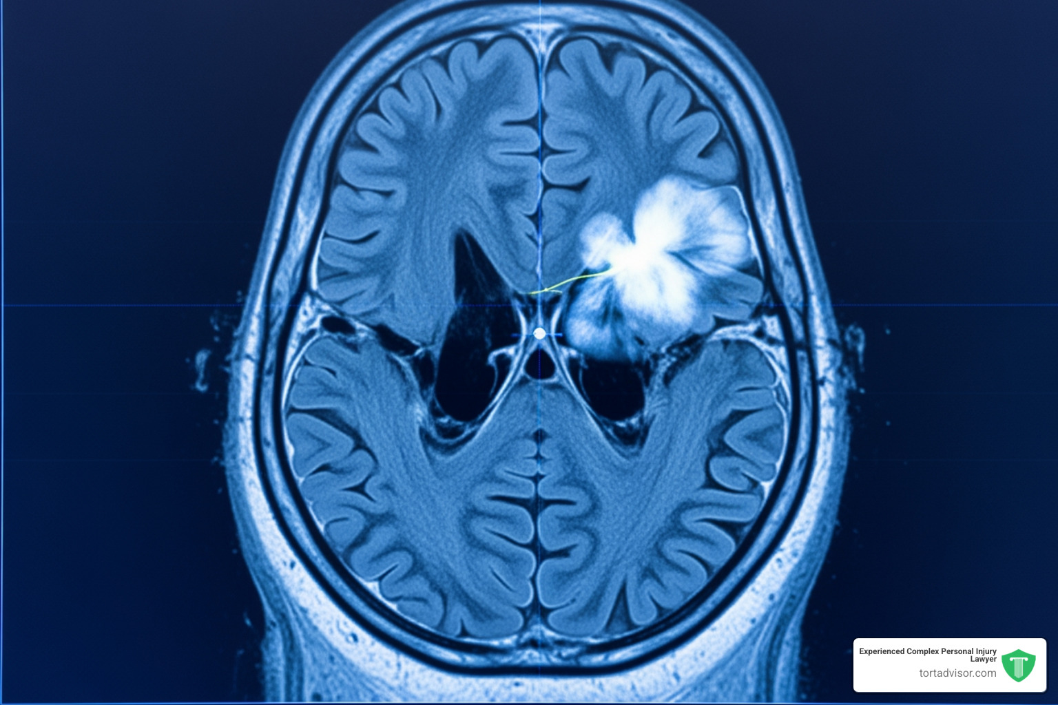 Brain MRI showing meningioma tumor - depo provera lawsuit news