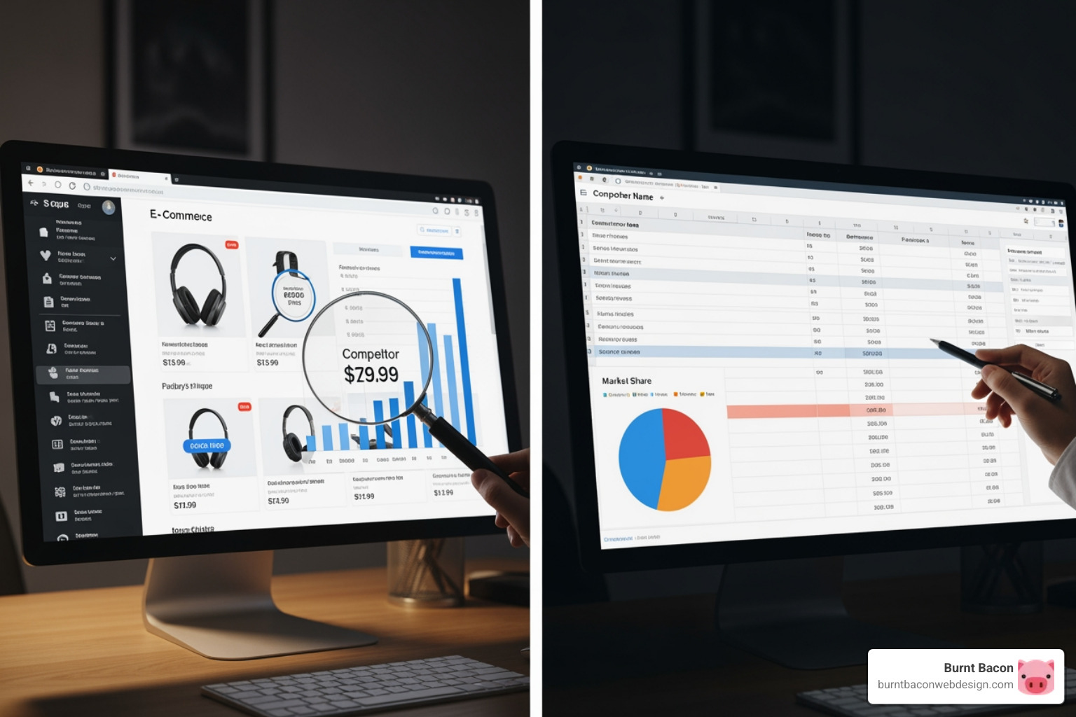 image showing a before-and-after of a product page optimized based on competitive insights - competitor analysis ecommerce image showing a before-and-after of a product page optimized based on competitive insights - competitor analysis ecommerce