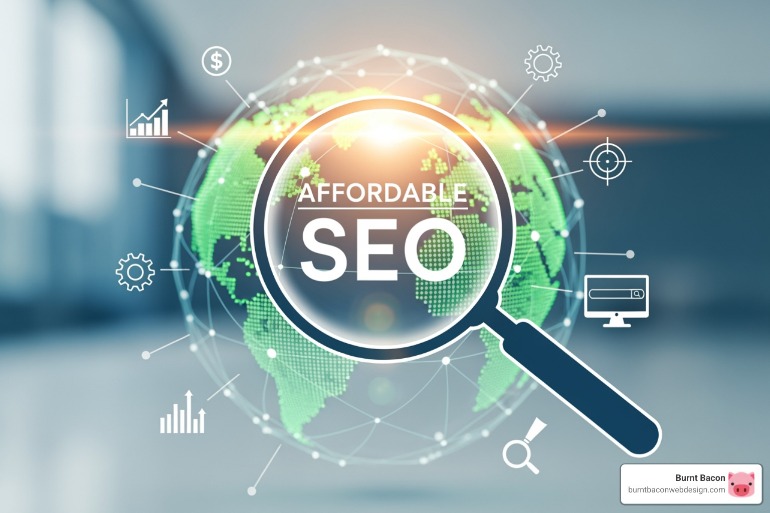 A dashboard showing AI-driven SEO analytics - affordable SEO services