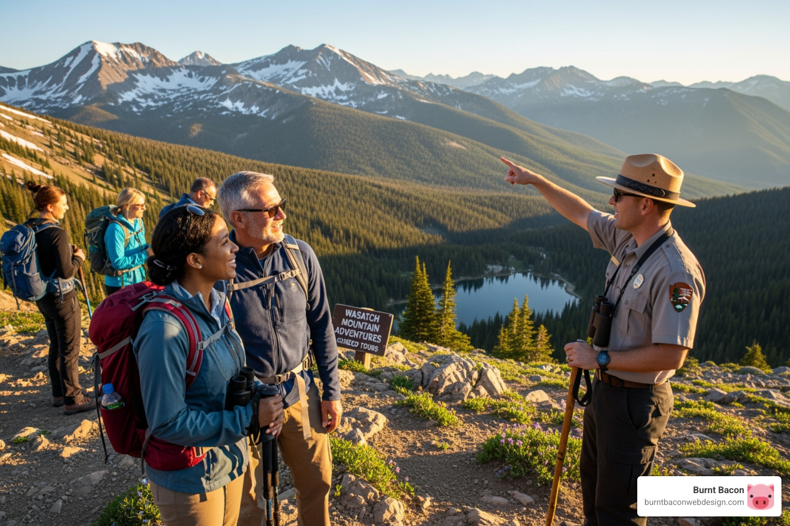 a hotel guest enjoying a unique local experience, like a guided tour in the Wasatch mountains - boost hotel revenue a hotel guest enjoying a unique local experience, like a guided tour in the Wasatch mountains - boost hotel revenue