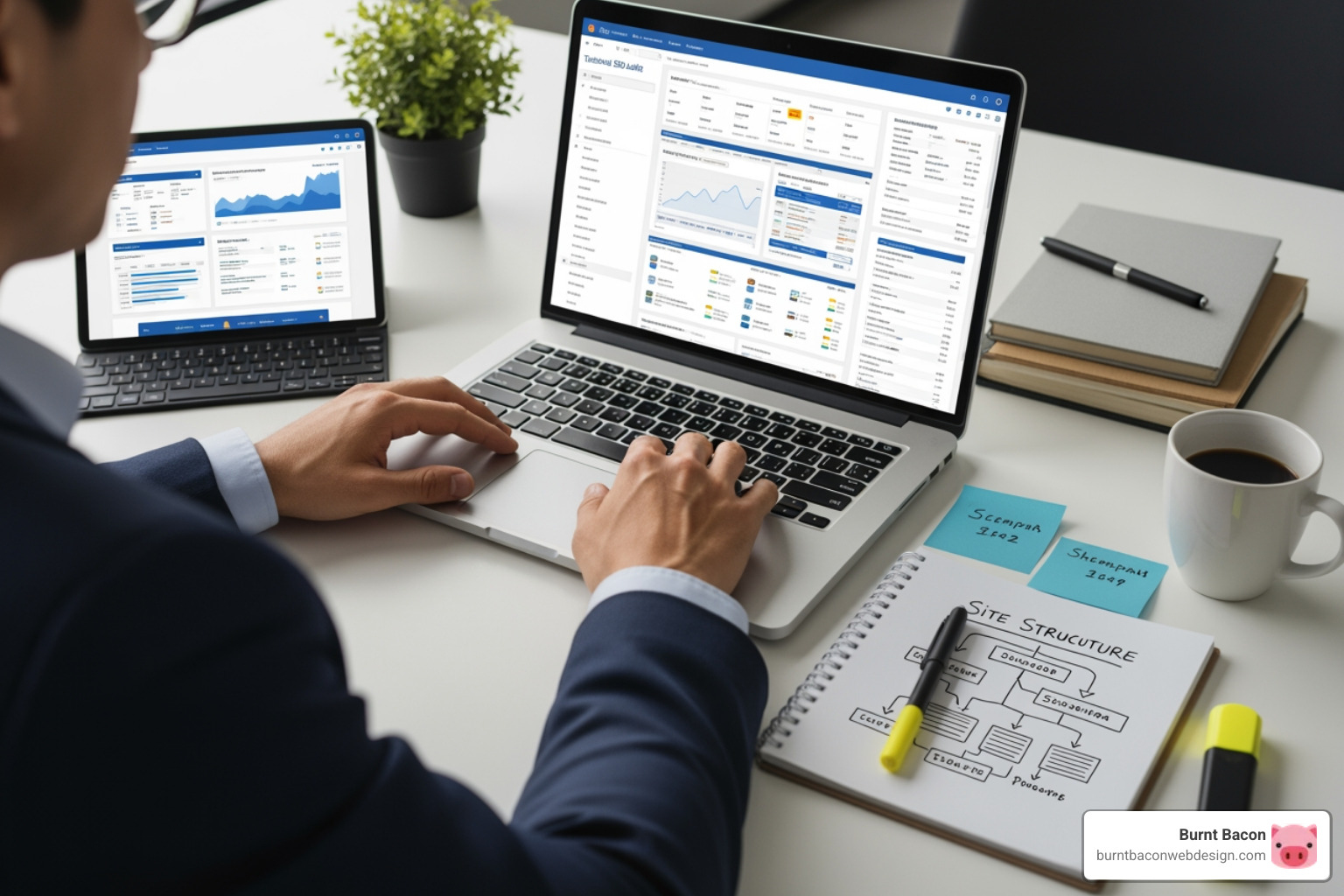 Priority Matrix showing Impact vs. Effort - Technical SEO audit