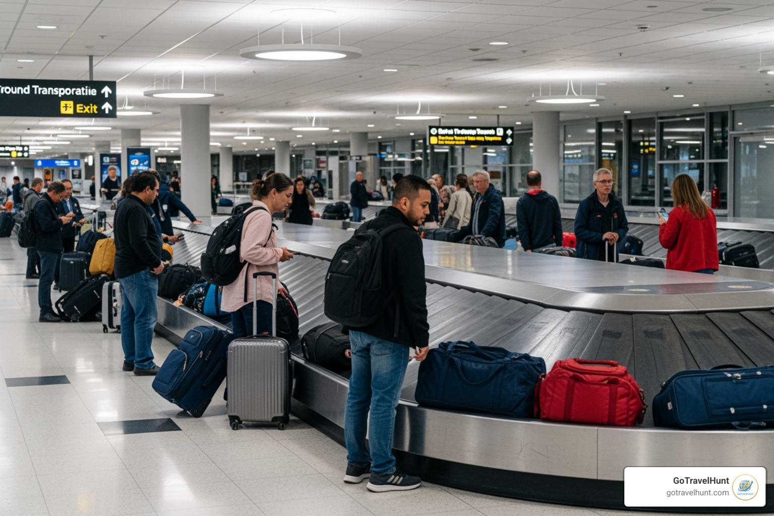 airline baggage claim area - all inclusive trips to paris with airfare