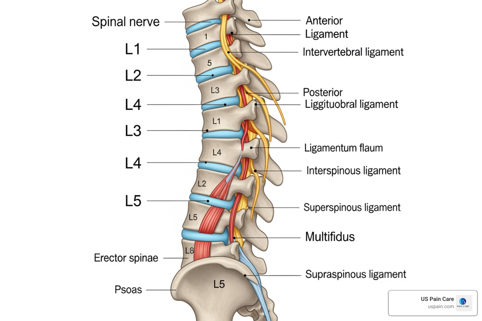 anatomy of the lumbar spine - pain management for lower back anatomy of the lumbar spine - pain management for lower back