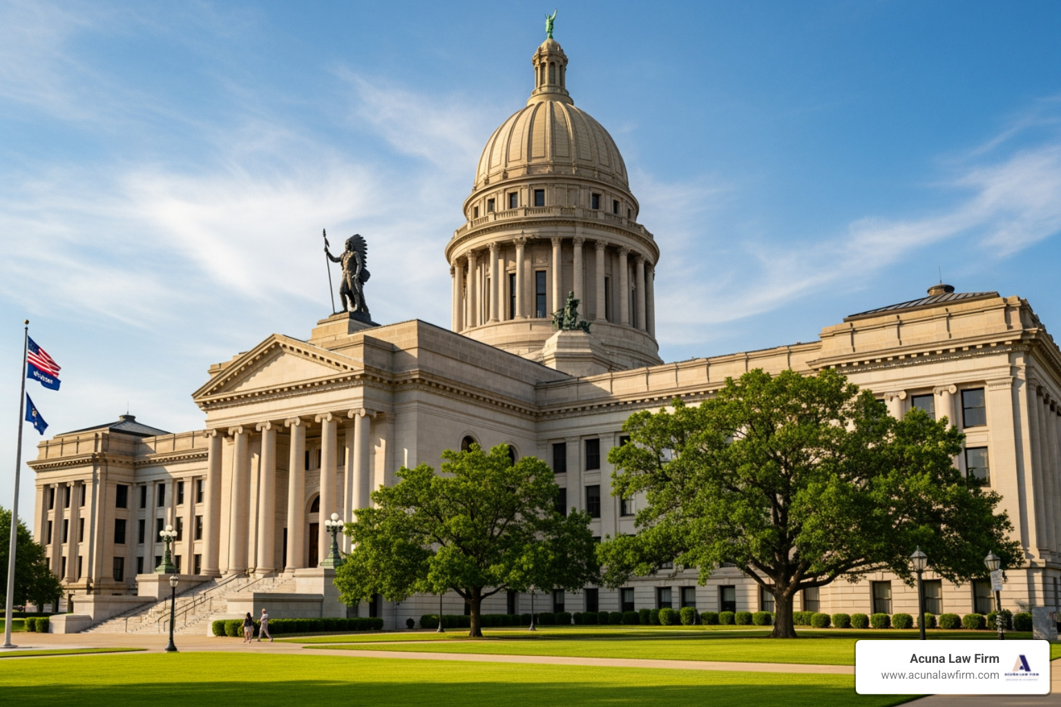 Oklahoma State Capitol building - Car accident lawsuit Oklahoma