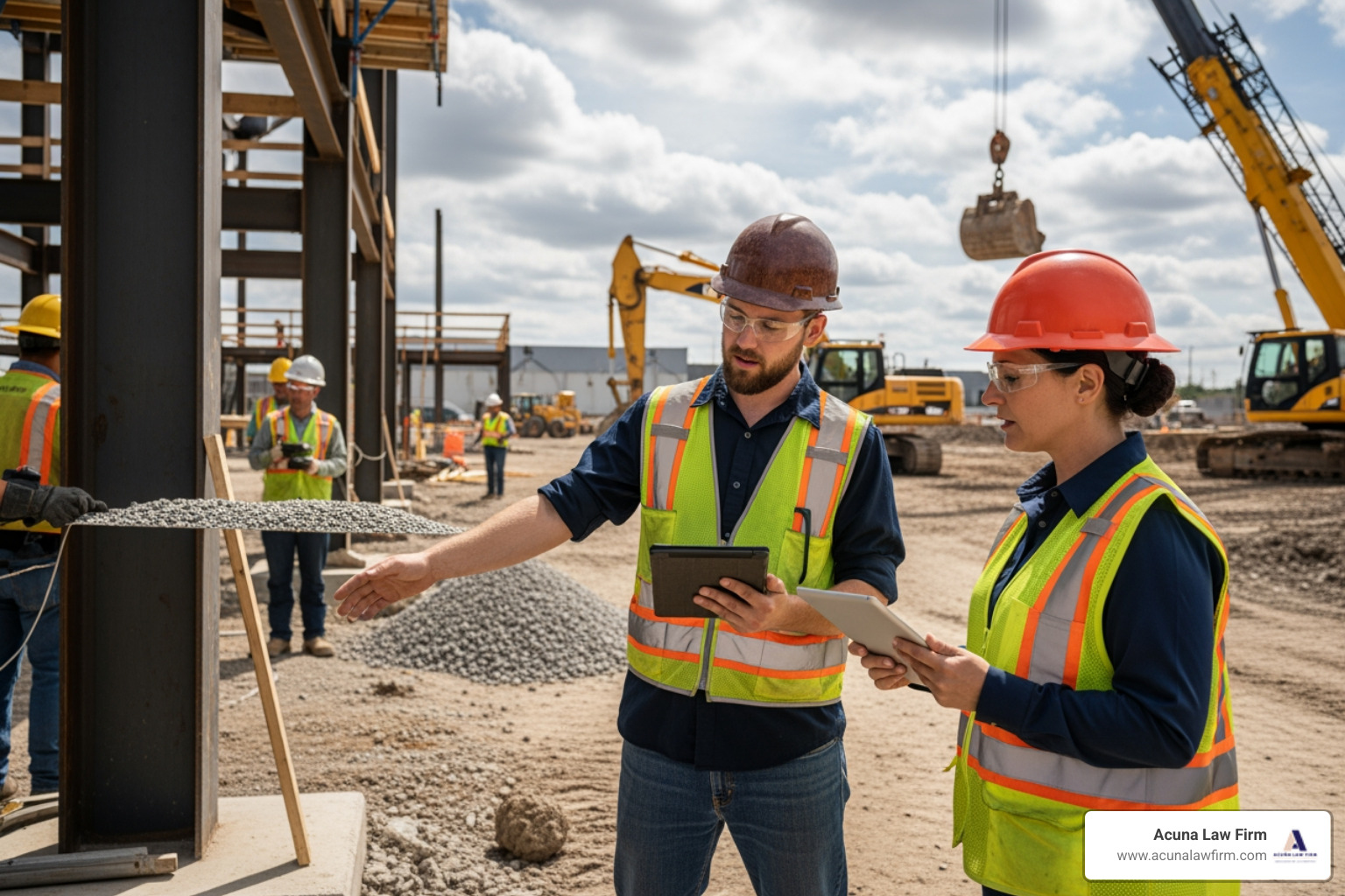 worker reporting incident to supervisor - construction site accident attorney