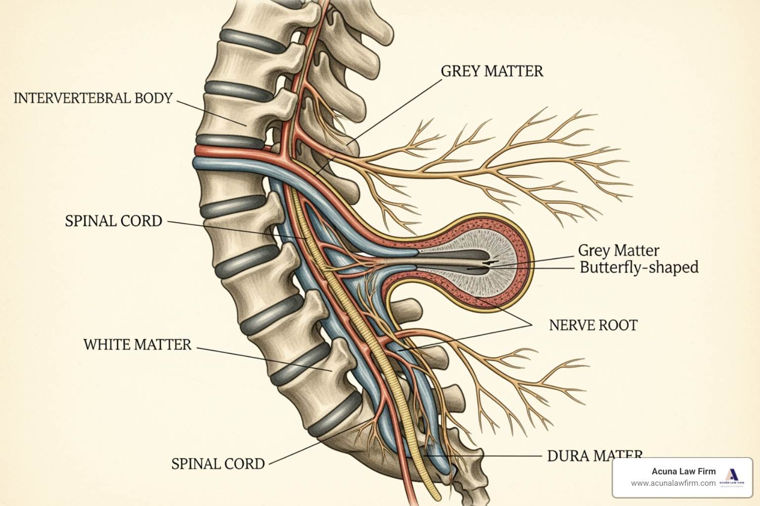 Spinal Cord Diagram - spinal cord injury