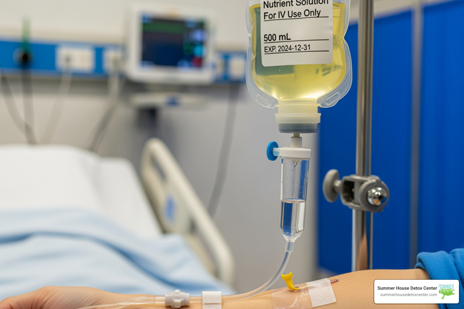 IV nutritional therapy - which medication class is commonly used to manage alcohol withdrawal