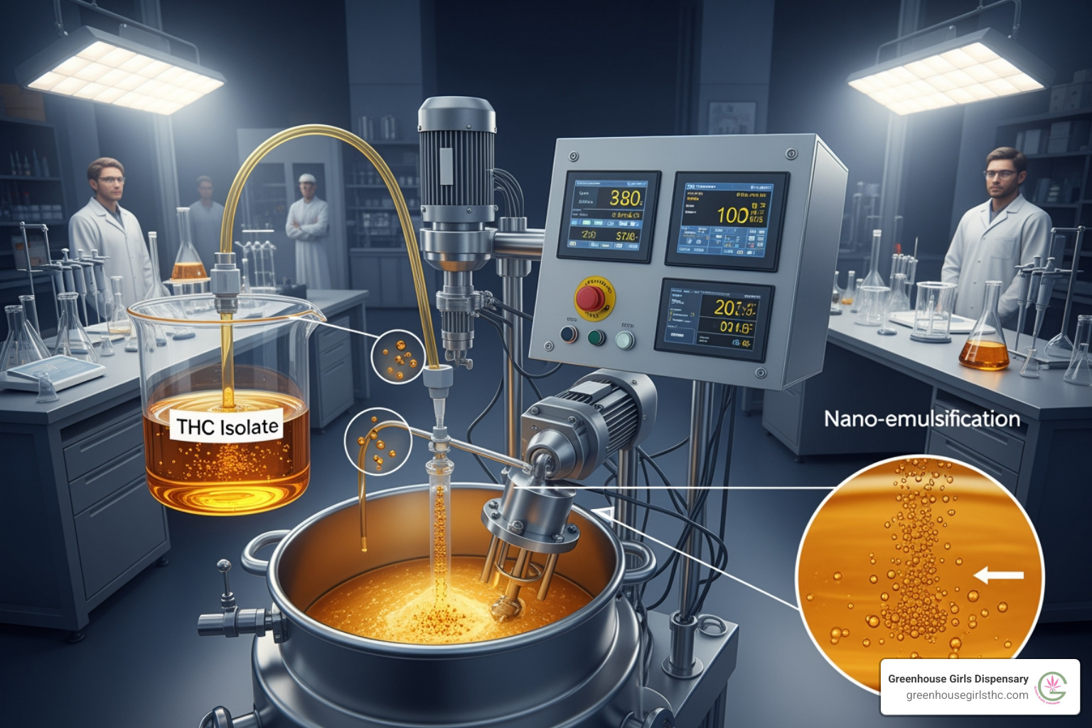 illustration of the infusion process of THC into non-alcoholic beer - thc beer